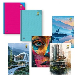 Vidya Case Bound Ruled 260pgs Notebook - 21x33 cm  - A211